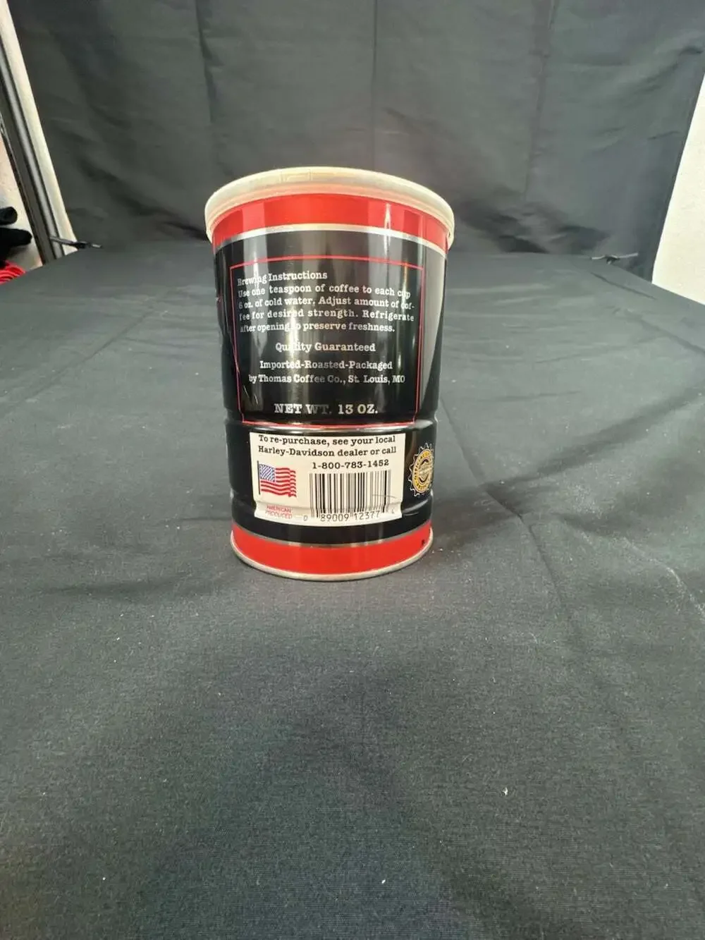 Vintage Harley-Davidson Genuine Coffee Custom American Blend Tin-can 13 oz *NEW*